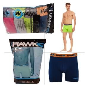 4 Pack TONY HAWK Boxer Briefs Sz XL Performance Stretch CONTURE POUCH Multicolor
